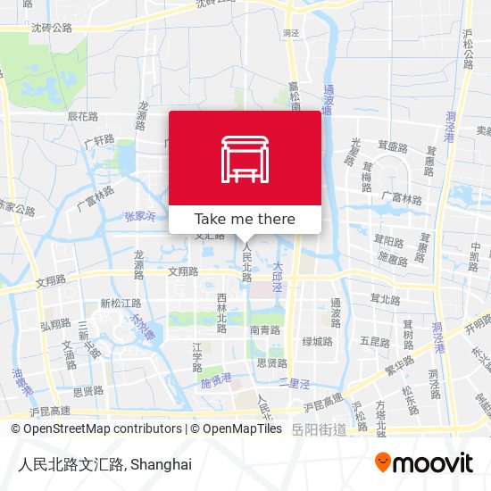 人民北路文汇路 map