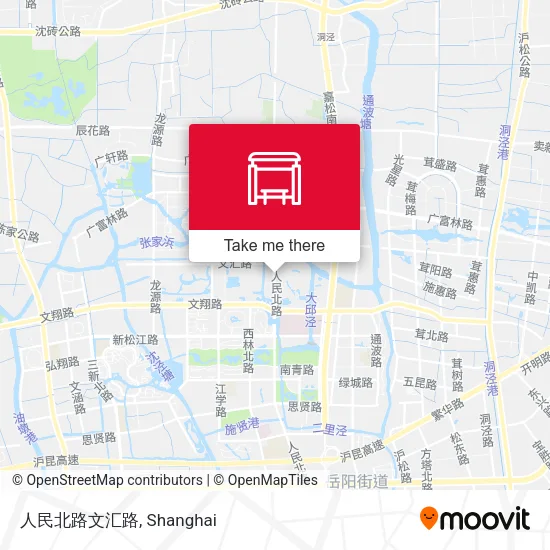 人民北路文汇路 map