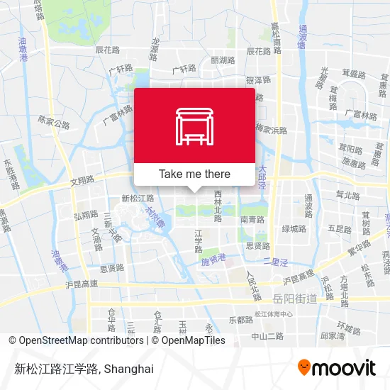新松江路江学路 map
