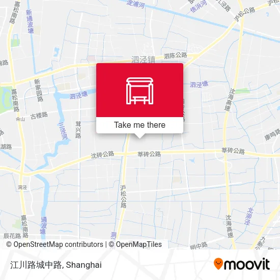 江川路城中路 map