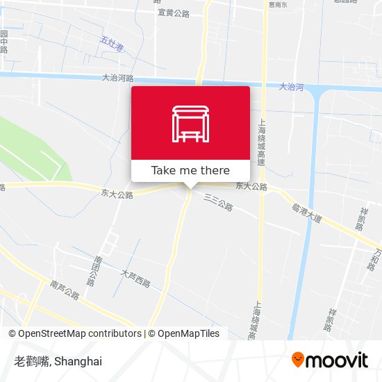 老鹳嘴 map
