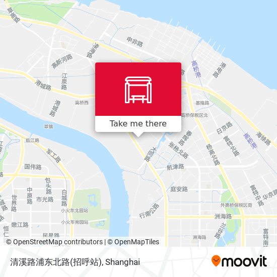 清溪路浦东北路(招呼站) map