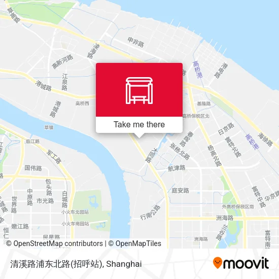 清溪路浦东北路(招呼站) map