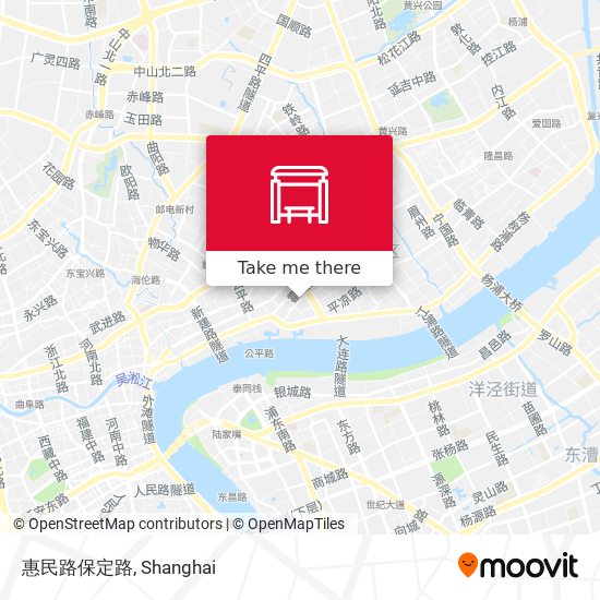 惠民路保定路 map