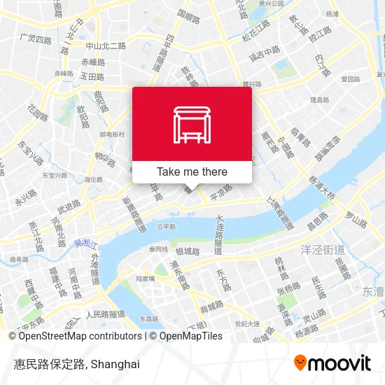 惠民路保定路 map