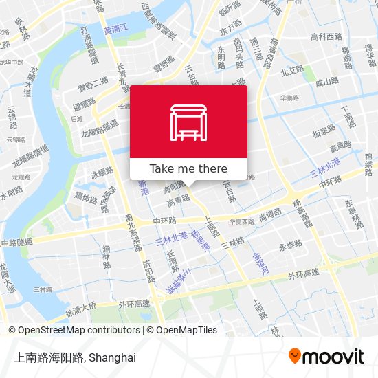 上南路海阳路 map
