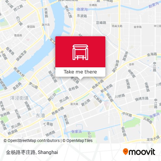 金杨路枣庄路 map