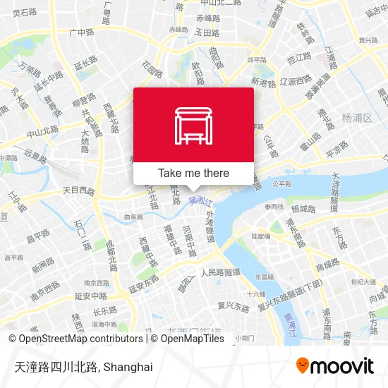 天潼路四川北路 map