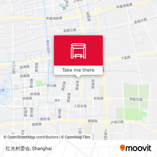 红光村委会 map