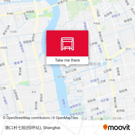 塘口村七组(招呼站) map