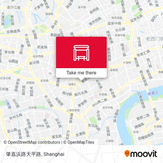 肇嘉浜路天平路 map