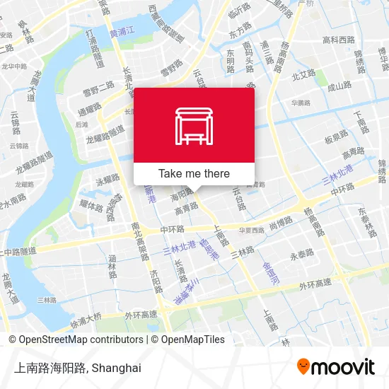 上南路海阳路 map