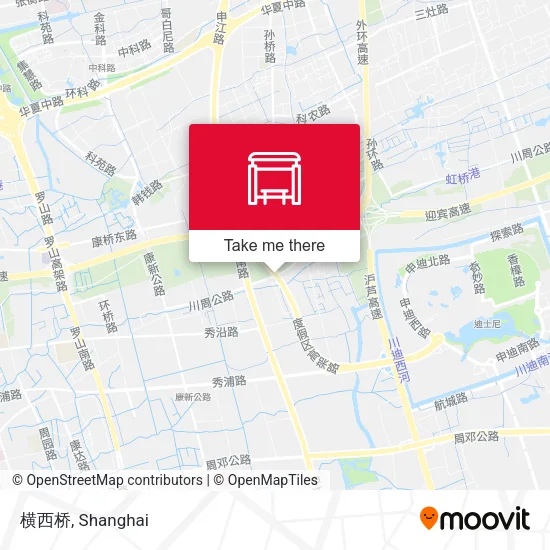 横西桥 map