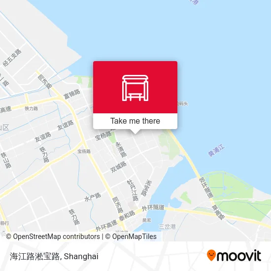 海江路淞宝路 map