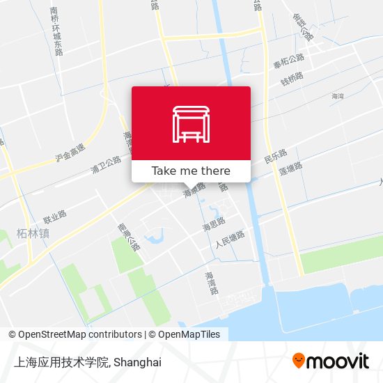 上海应用技术学院 map