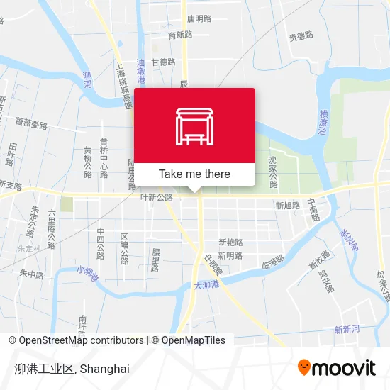 泖港工业区 map