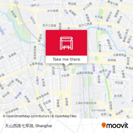 天山西路七莘路 map