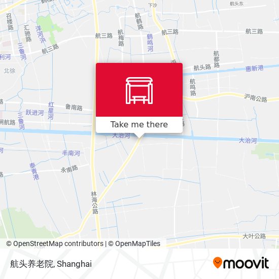 航头养老院 map