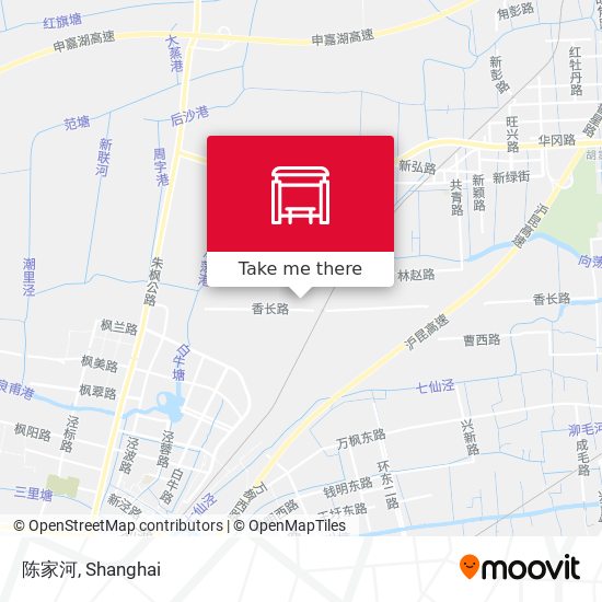 陈家河 map