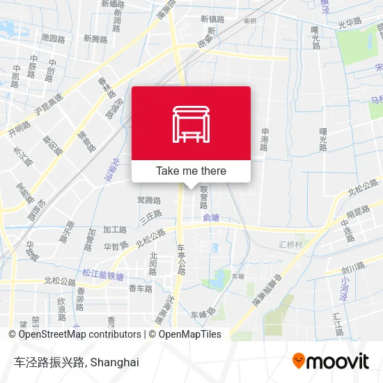 车泾路振兴路 map