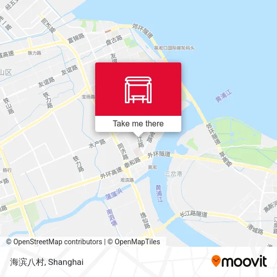 海滨八村 map