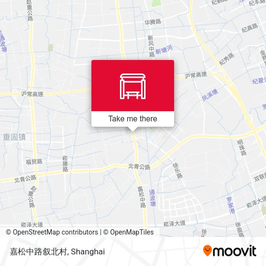 嘉松中路叙北村 map