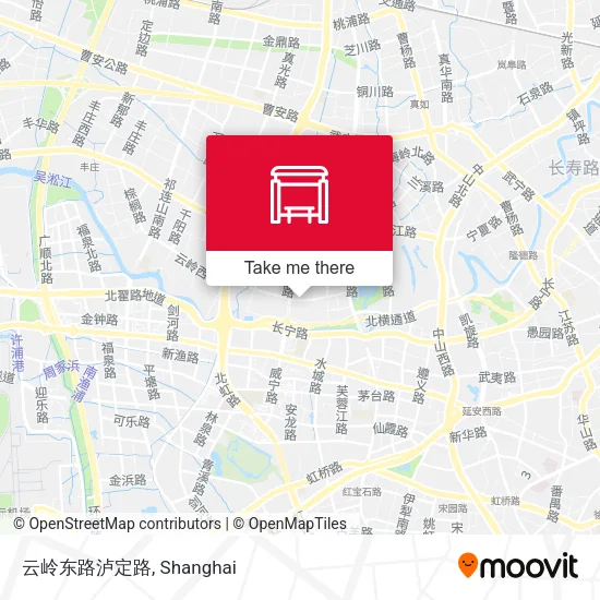 云岭东路泸定路 map