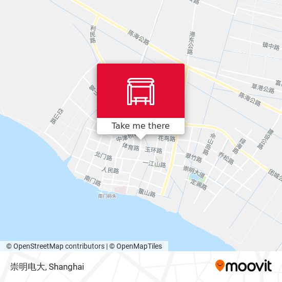 崇明电大 map