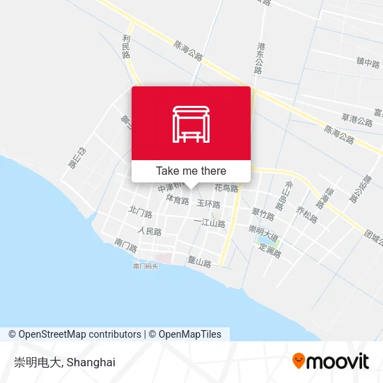 崇明电大 map