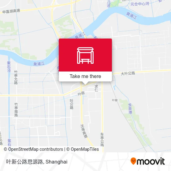 叶新公路思源路 map