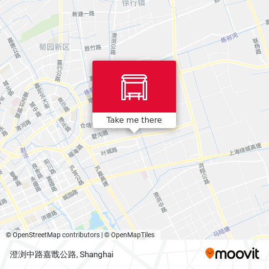 澄浏中路嘉戬公路 map