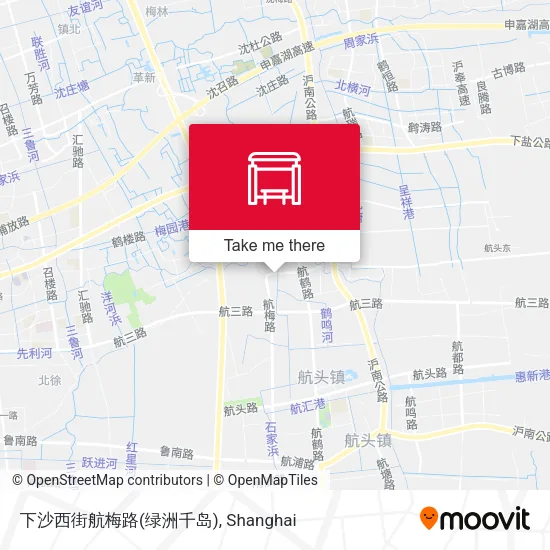 下沙西街航梅路(绿洲千岛) map