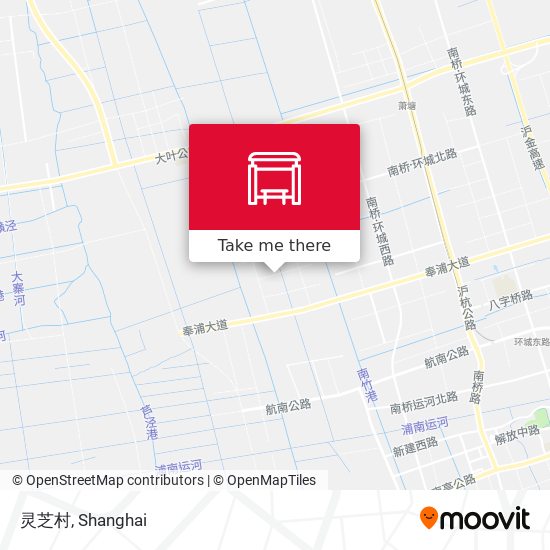 灵芝村 map