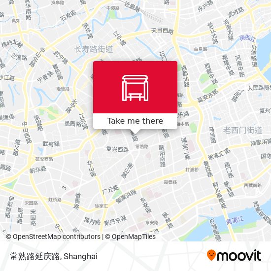 常熟路延庆路 map