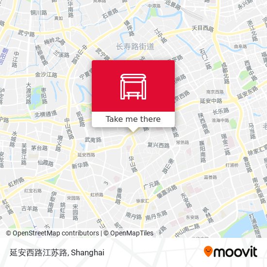 延安西路江苏路 map