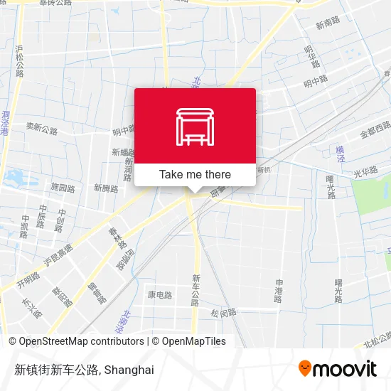 新镇街新车公路 map