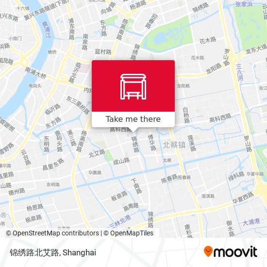 锦绣路北艾路 map