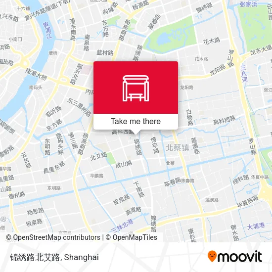 锦绣路北艾路 map