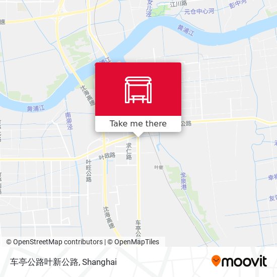 车亭公路叶新公路 map
