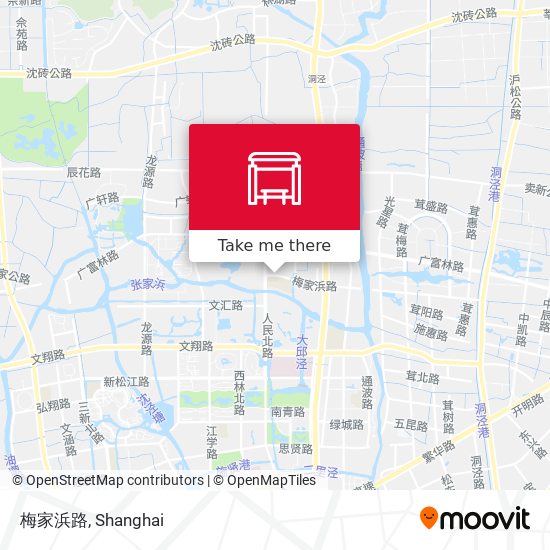 梅家浜路 map