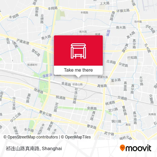 祁连山路真南路 map