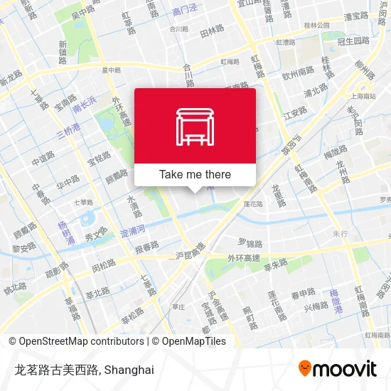 龙茗路古美西路 map