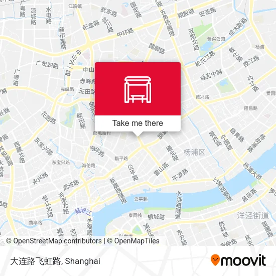 大连路飞虹路 map