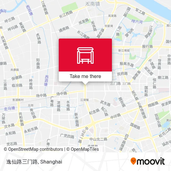 逸仙路三门路 map