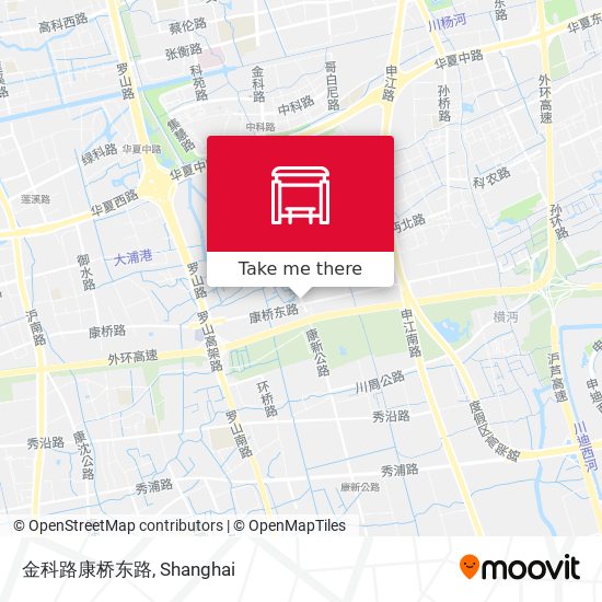 金科路康桥东路 map