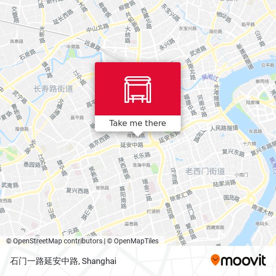 石门一路延安中路 map