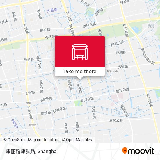 康丽路康弘路 map