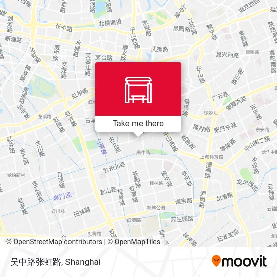 吴中路张虹路 map