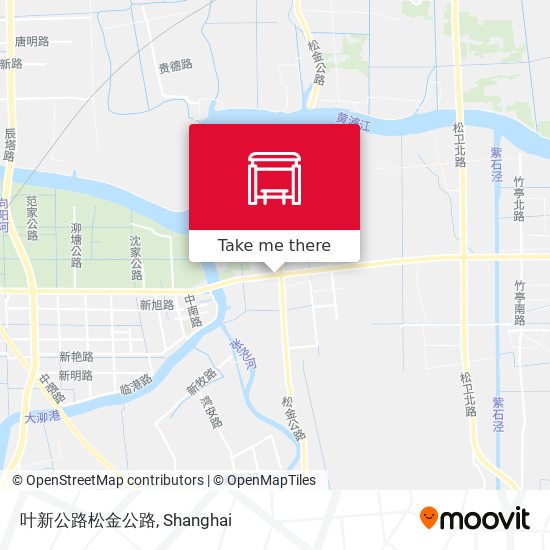 叶新公路松金公路 map