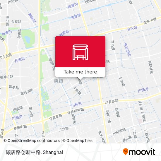 顾唐路创新中路 map